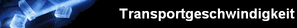 Transportgeschwindigkeit